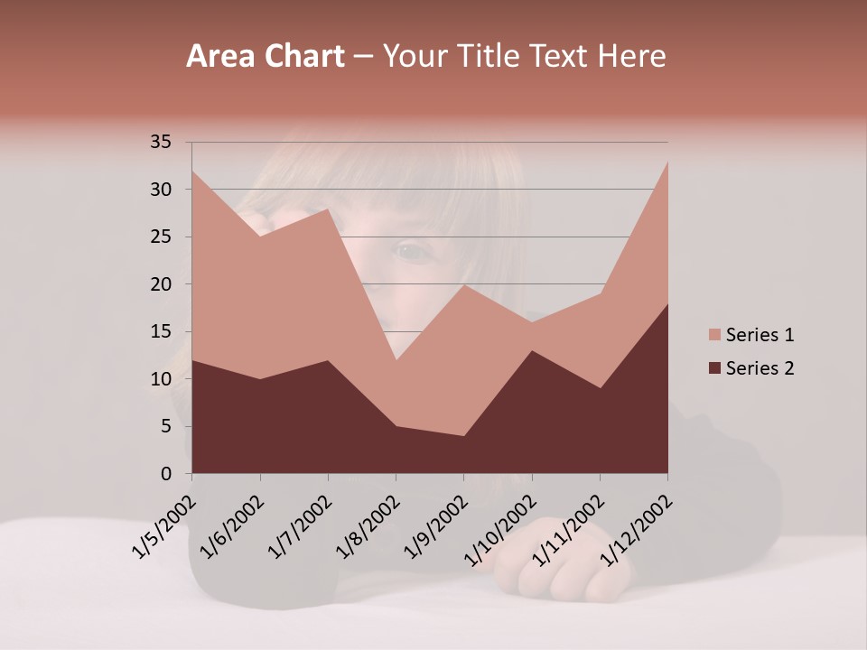 A Portrait Of A Blond 9-Year Old Girl With Downs Syndrome PowerPoint Template
