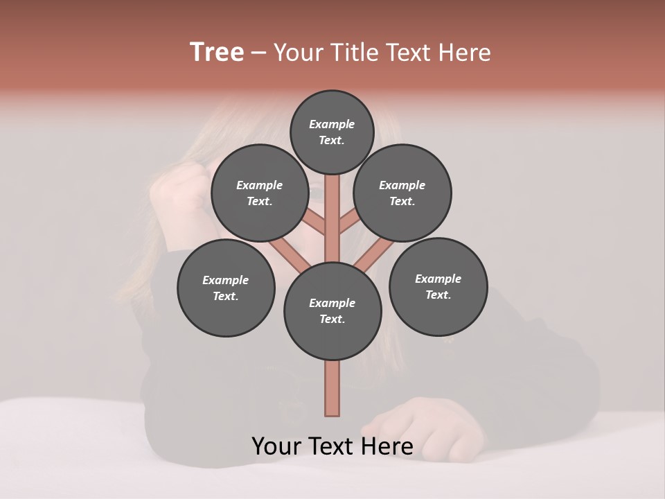 A Portrait Of A Blond 9-Year Old Girl With Downs Syndrome PowerPoint Template