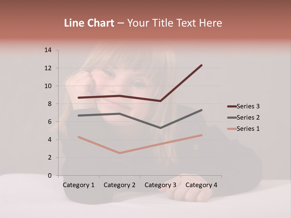 A Portrait Of A Blond 9-Year Old Girl With Downs Syndrome PowerPoint Template