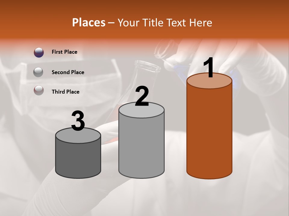 Chemistry - Lab Worker PowerPoint Template