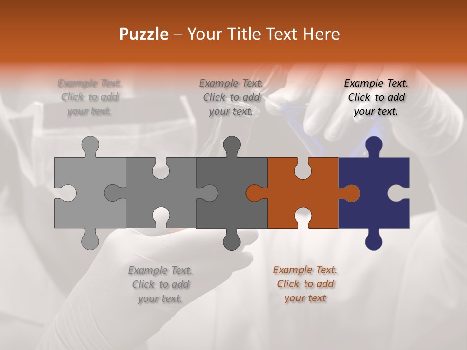 Chemistry - Lab Worker PowerPoint Template