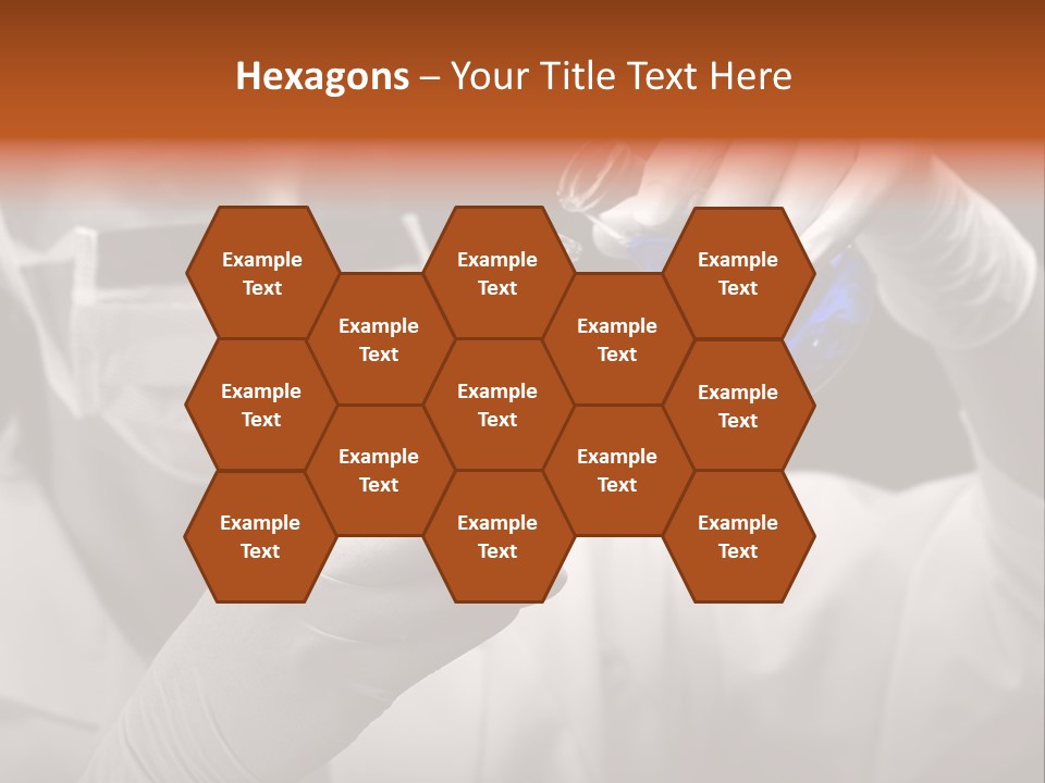 Chemistry - Lab Worker PowerPoint Template