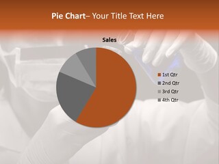 Chemistry - Lab Worker PowerPoint Template