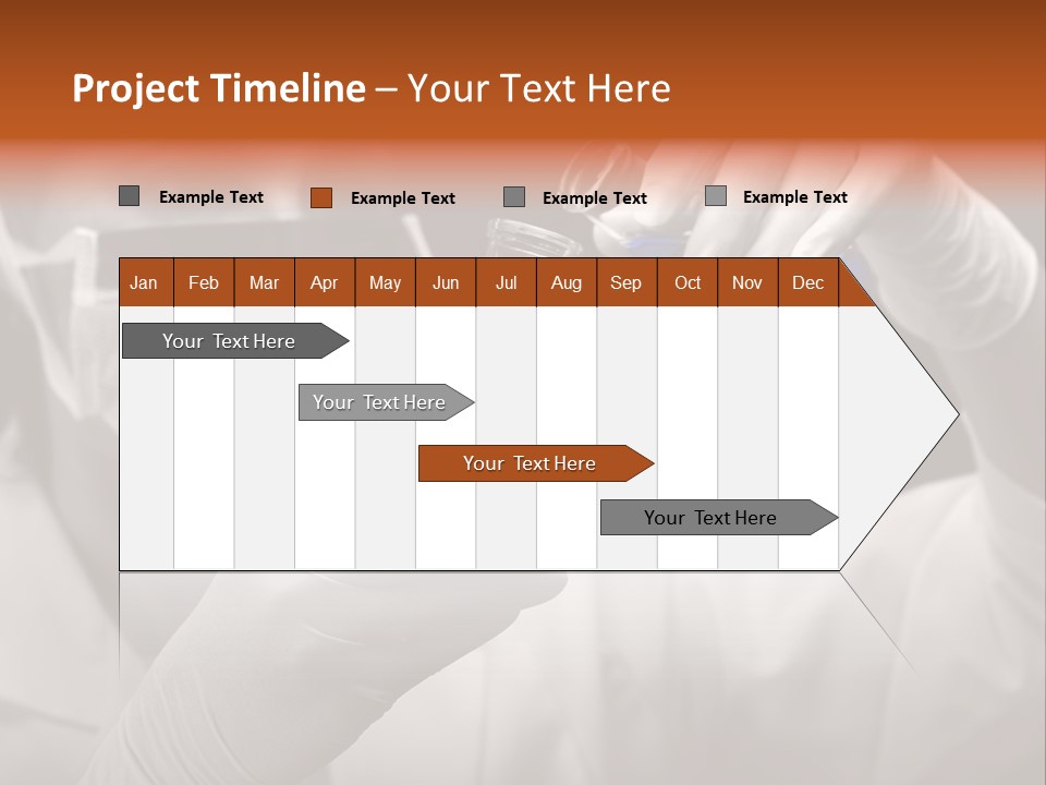 Chemistry - Lab Worker PowerPoint Template