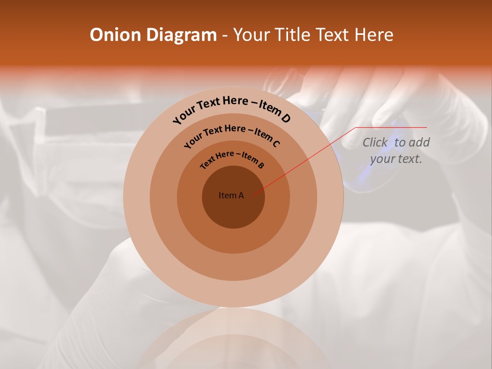 Chemistry - Lab Worker PowerPoint Template