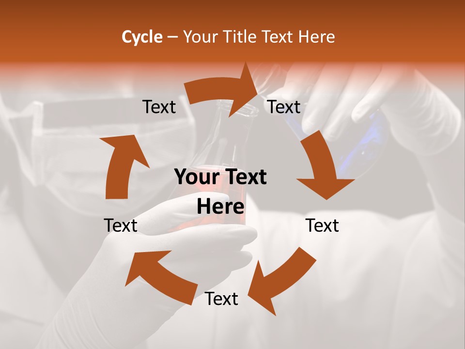 Chemistry - Lab Worker PowerPoint Template
