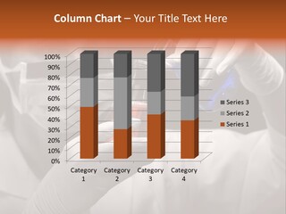 Chemistry - Lab Worker PowerPoint Template