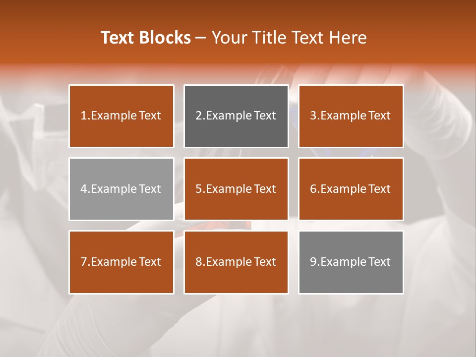 Chemistry - Lab Worker PowerPoint Template