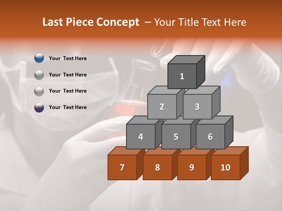 Chemistry - Lab Worker PowerPoint Template