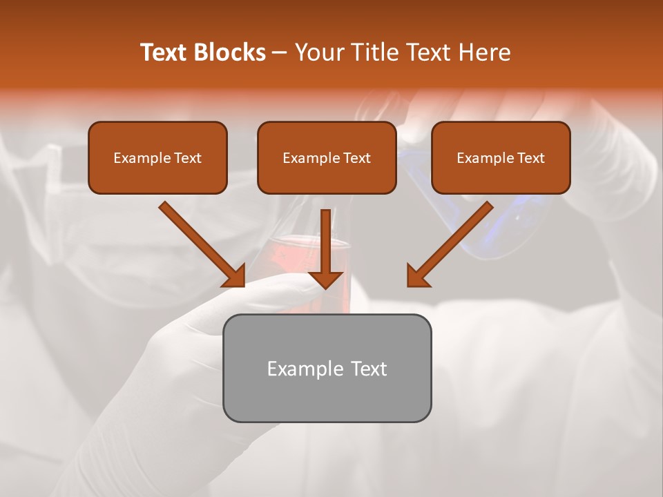 Chemistry - Lab Worker PowerPoint Template