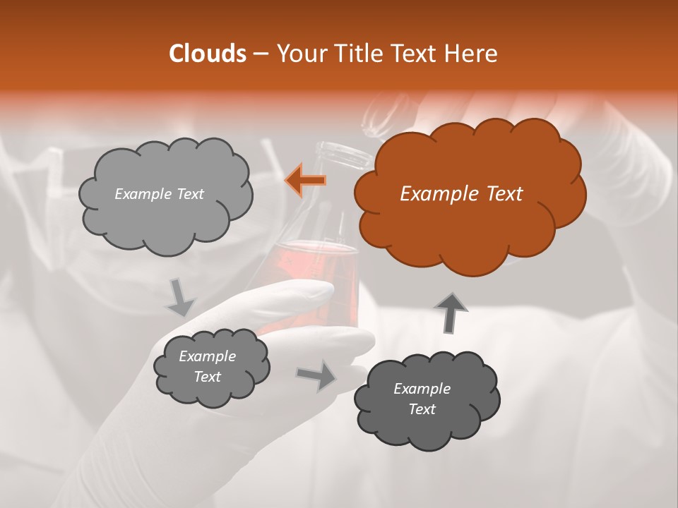 Chemistry - Lab Worker PowerPoint Template