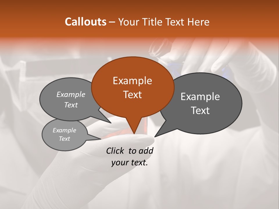 Chemistry - Lab Worker PowerPoint Template