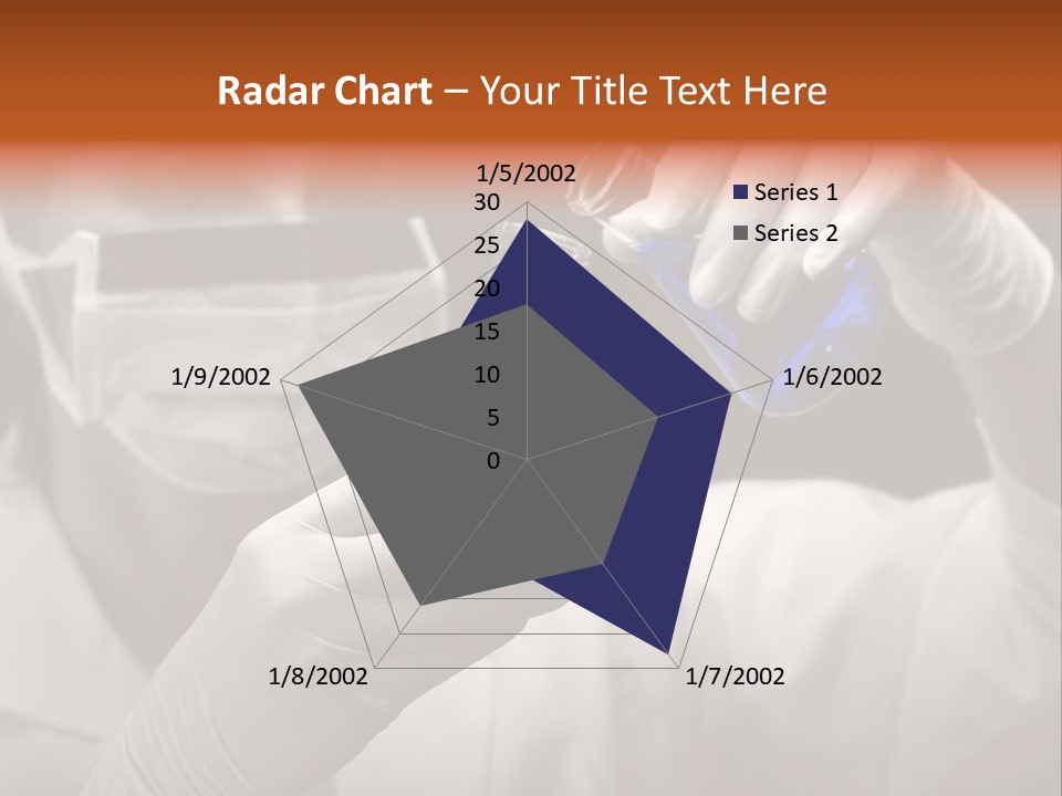 Chemistry - Lab Worker PowerPoint Template