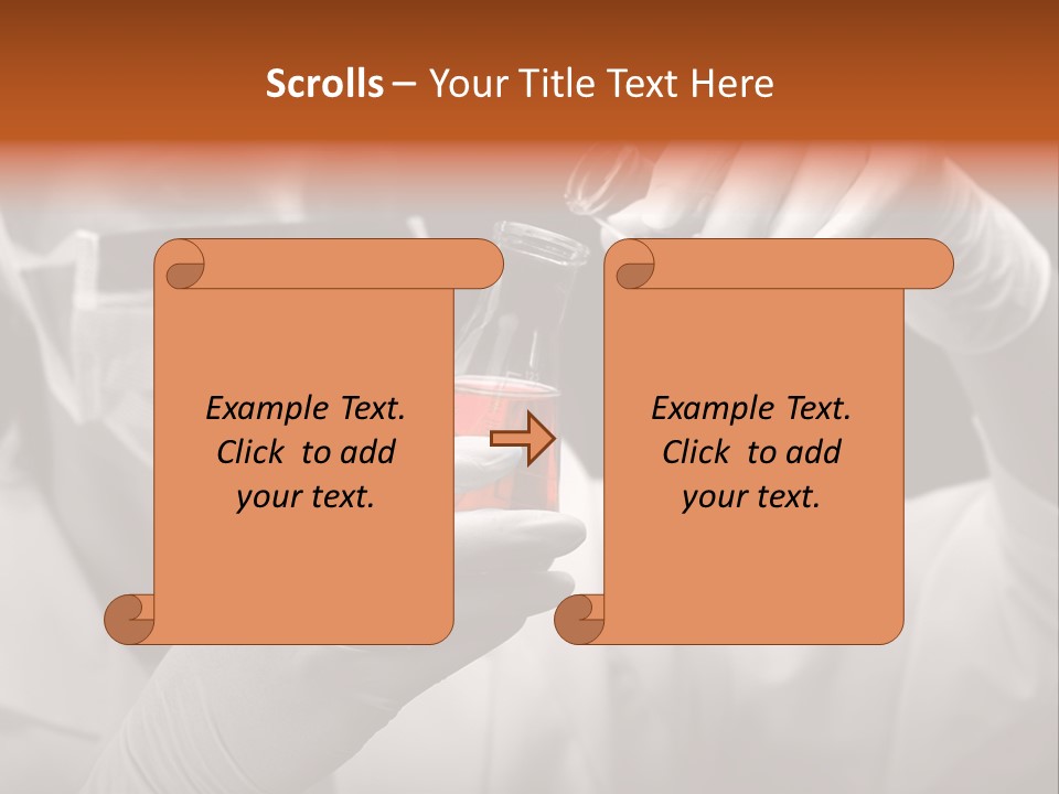 Chemistry - Lab Worker PowerPoint Template