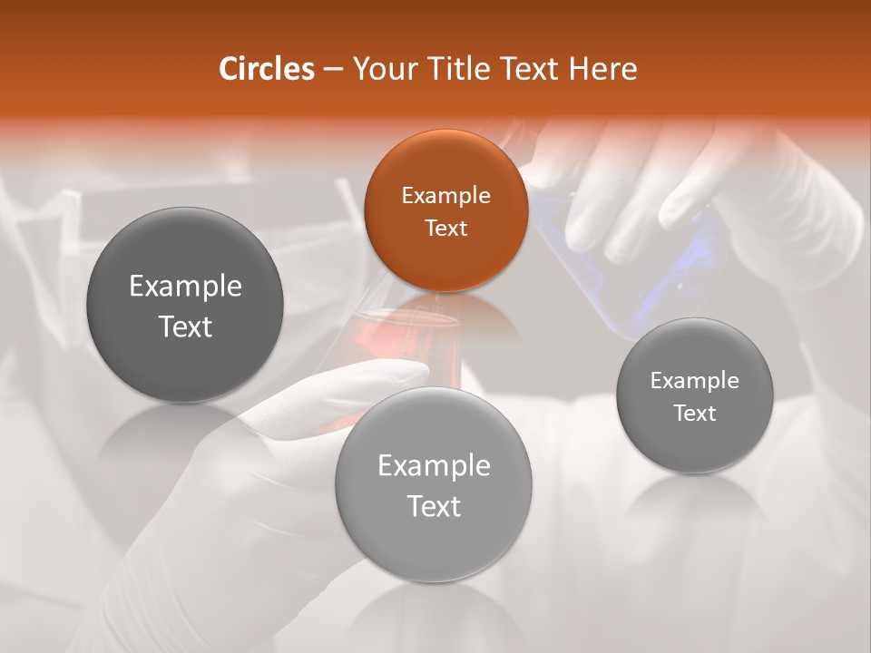 Chemistry - Lab Worker PowerPoint Template