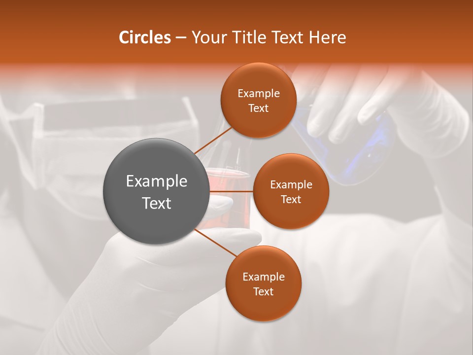 Chemistry - Lab Worker PowerPoint Template