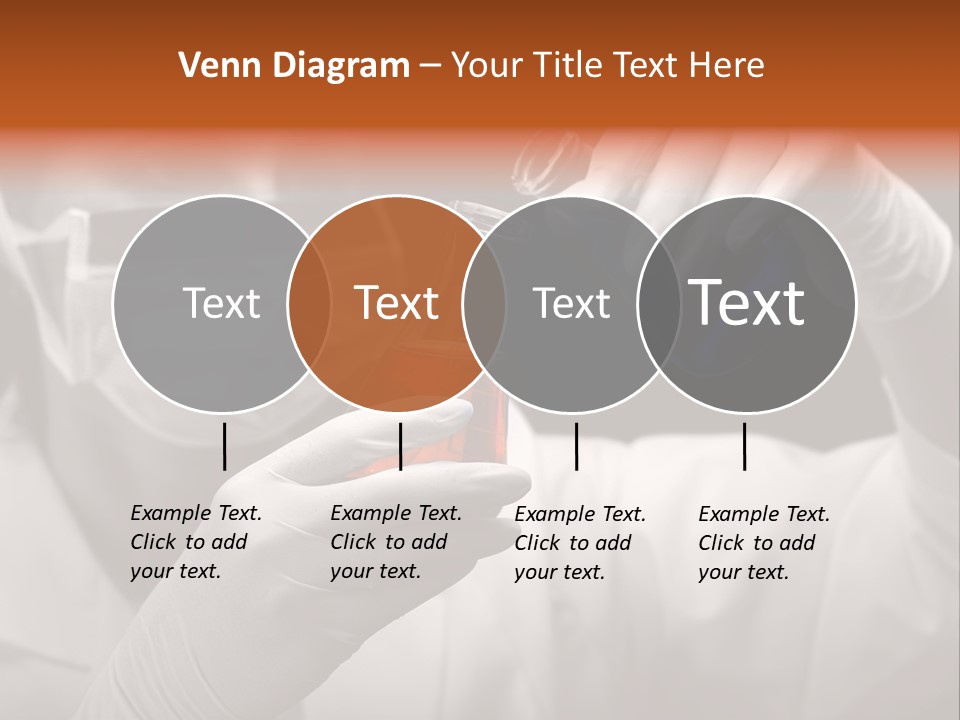 Chemistry - Lab Worker PowerPoint Template