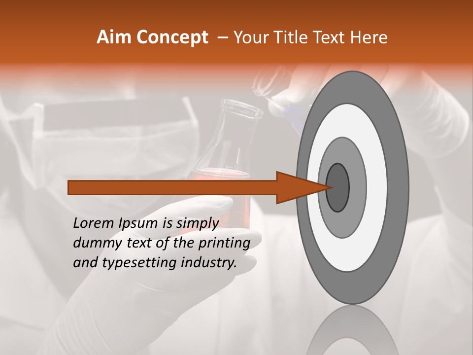 Chemistry - Lab Worker PowerPoint Template