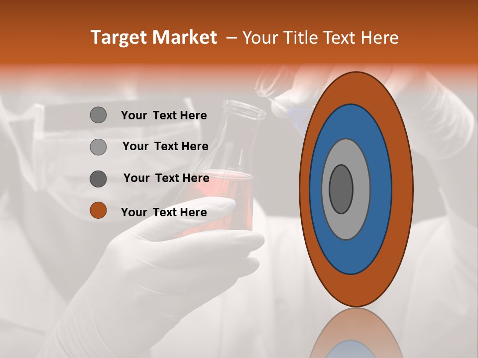 Chemistry - Lab Worker PowerPoint Template