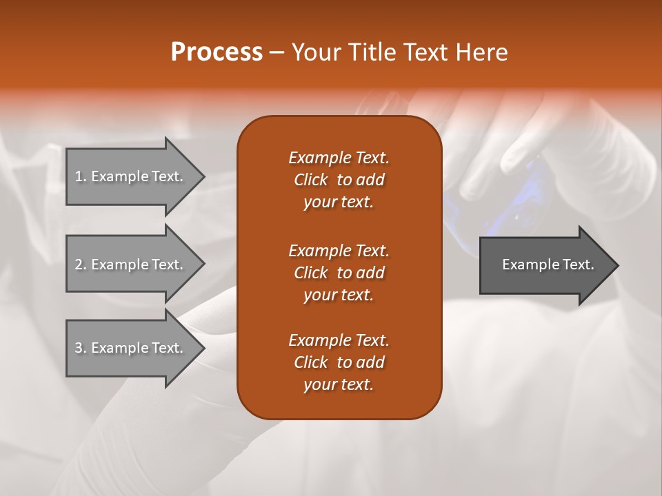 Chemistry - Lab Worker PowerPoint Template