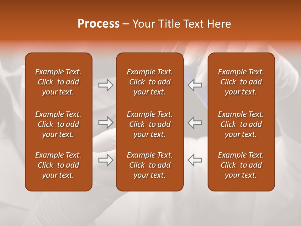 Chemistry - Lab Worker PowerPoint Template