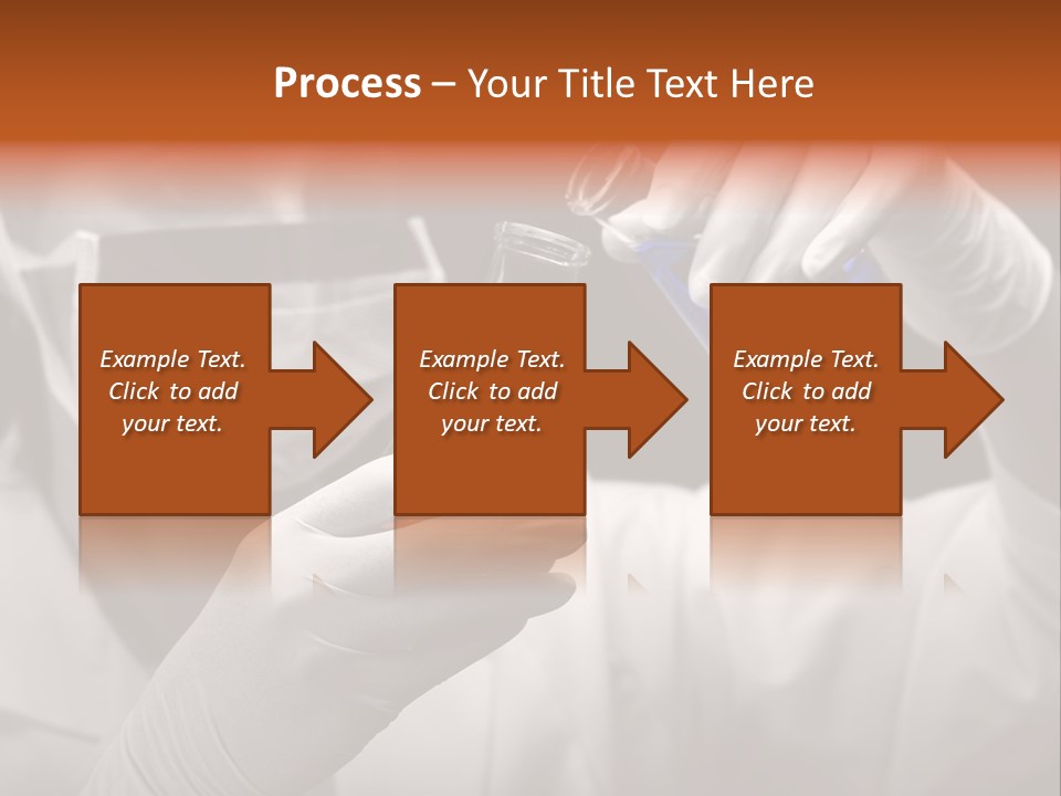 Chemistry - Lab Worker PowerPoint Template