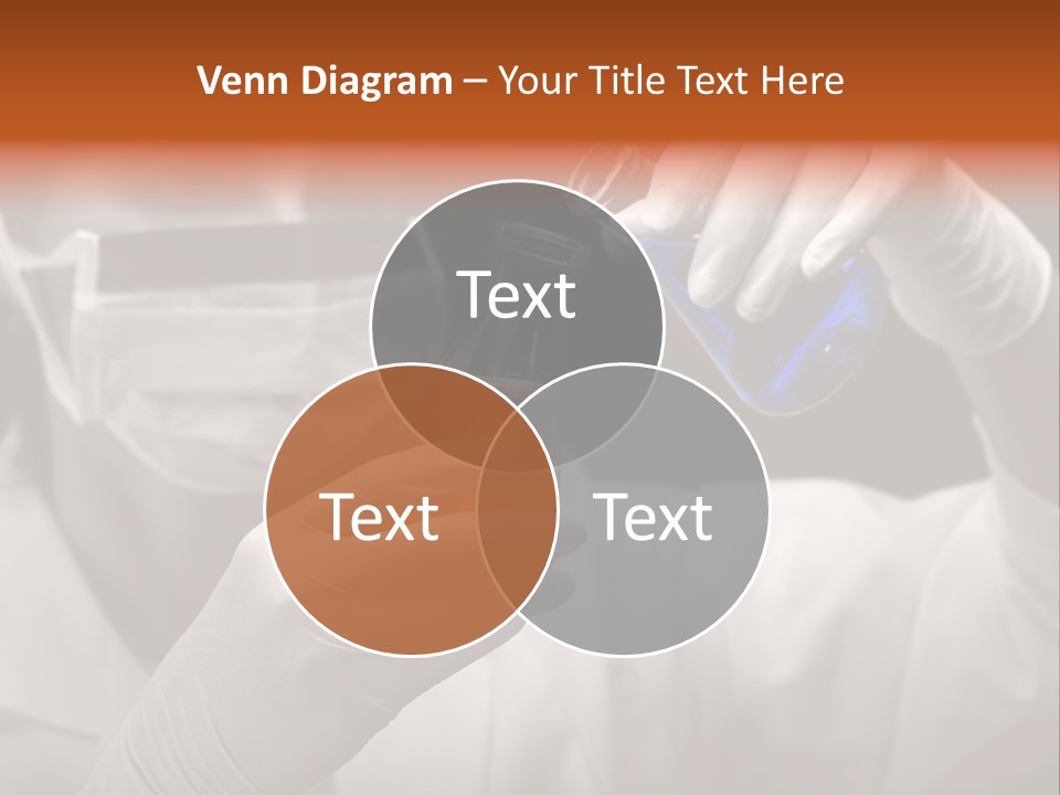 Chemistry - Lab Worker PowerPoint Template