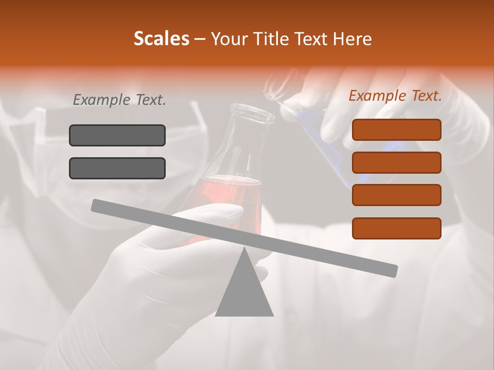 Chemistry - Lab Worker PowerPoint Template
