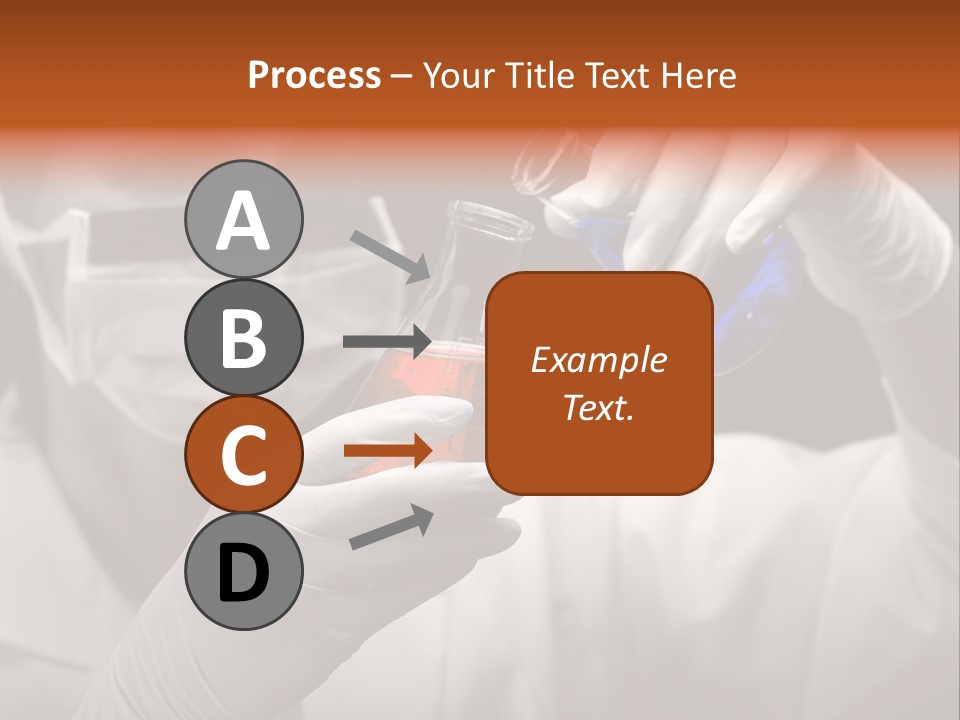 Chemistry - Lab Worker PowerPoint Template