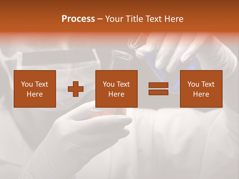 Chemistry - Lab Worker PowerPoint Template