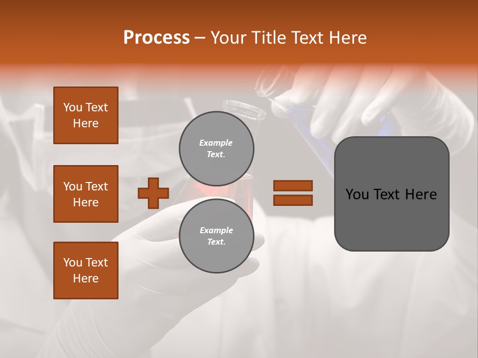 Chemistry - Lab Worker PowerPoint Template