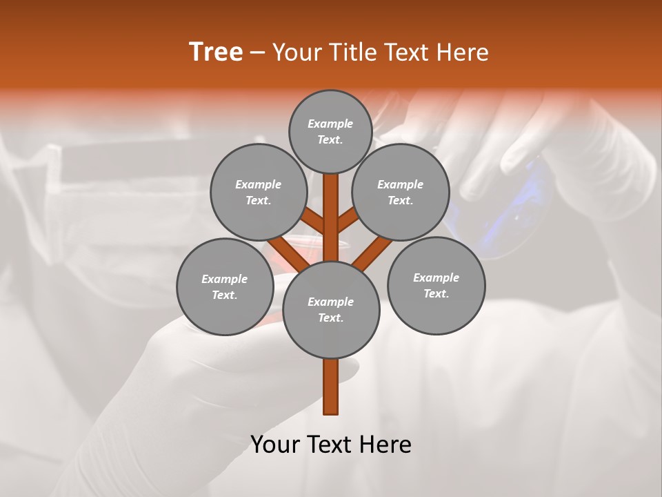 Chemistry - Lab Worker PowerPoint Template