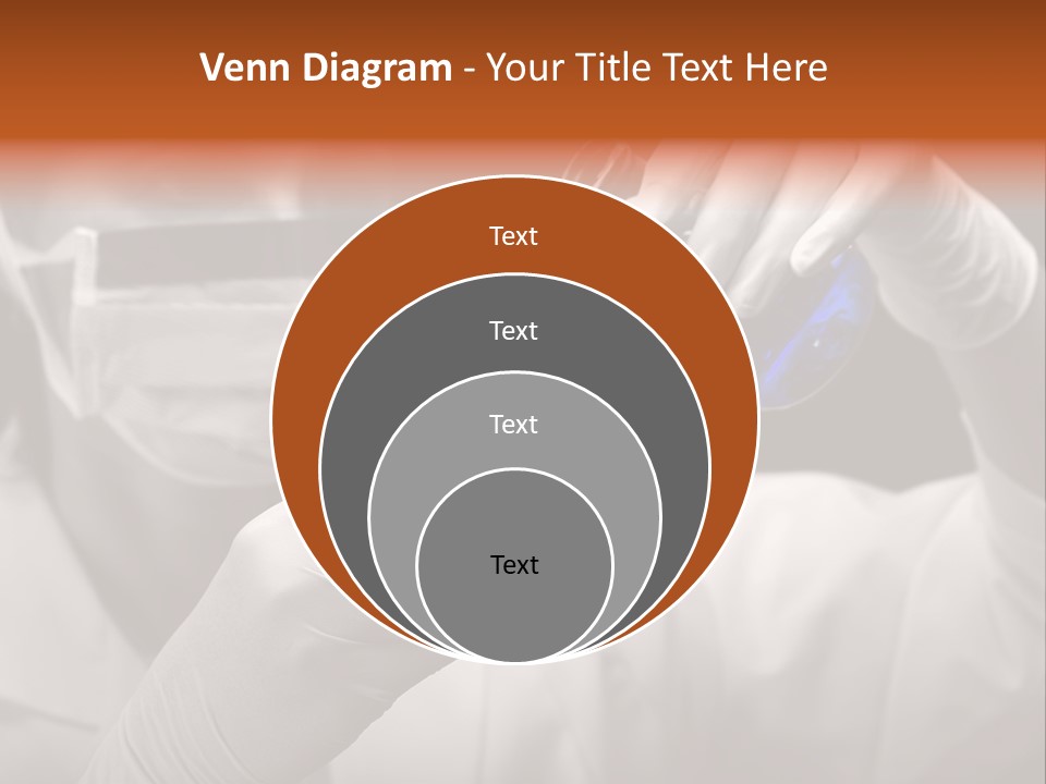 Chemistry - Lab Worker PowerPoint Template