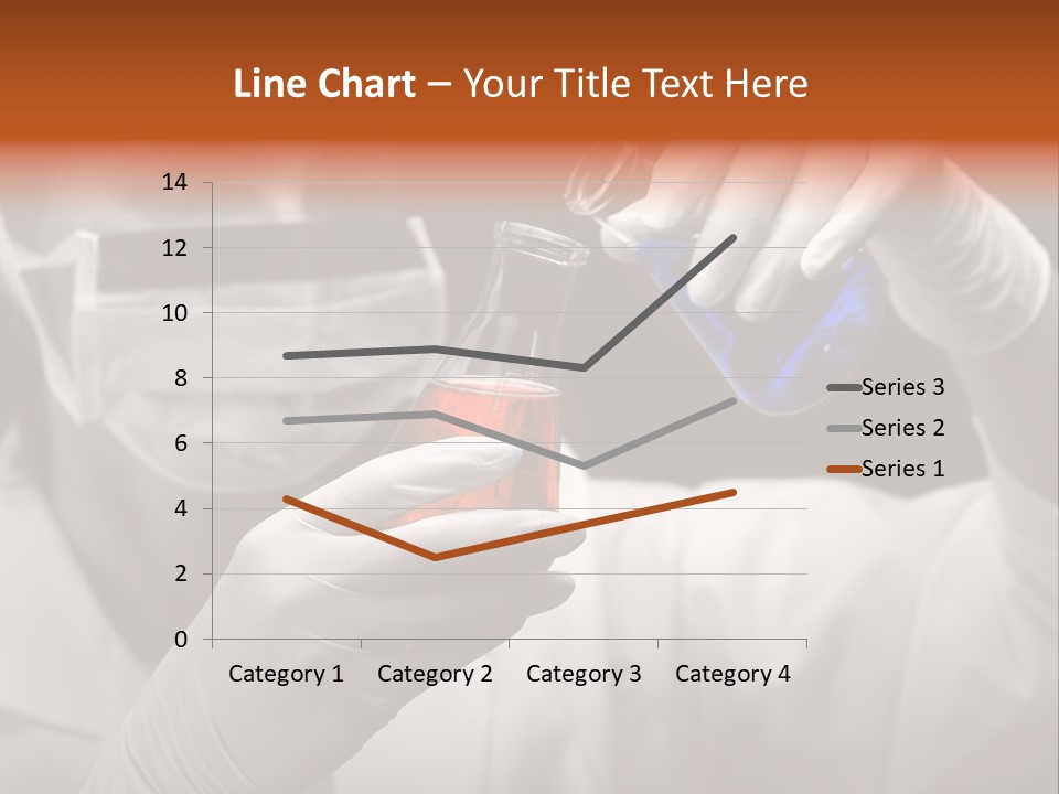 Chemistry - Lab Worker PowerPoint Template