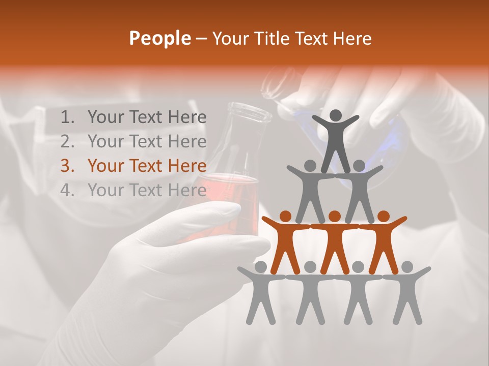 Chemistry - Lab Worker PowerPoint Template