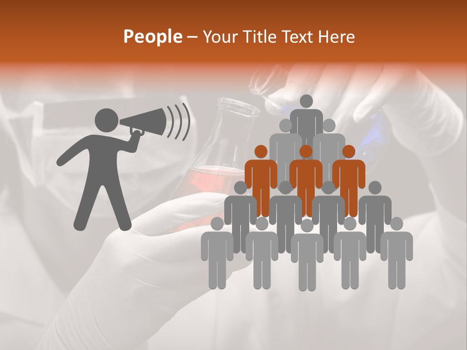 Chemistry - Lab Worker PowerPoint Template