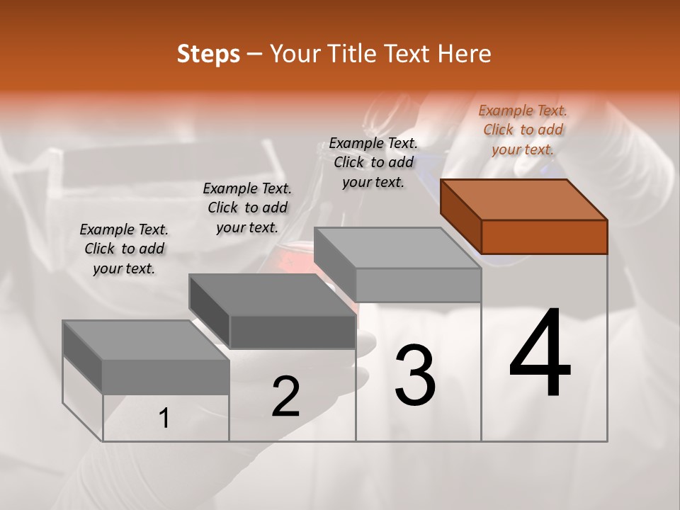 Chemistry - Lab Worker PowerPoint Template