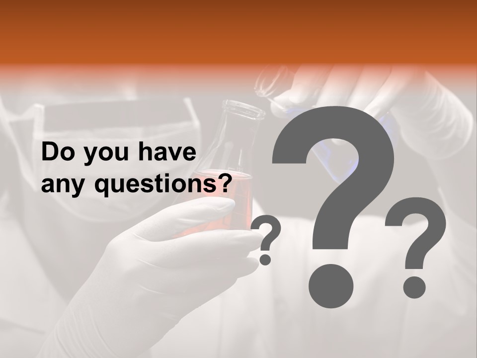 Chemistry - Lab Worker PowerPoint Template