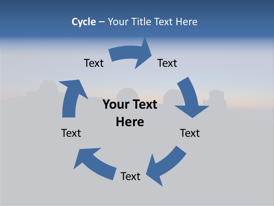 Mauna Kea Observatory, Hawaii PowerPoint Template