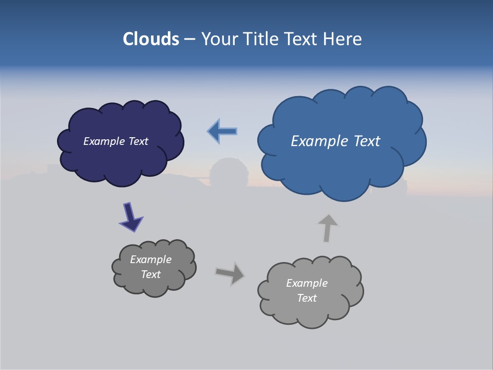 Mauna Kea Observatory, Hawaii PowerPoint Template