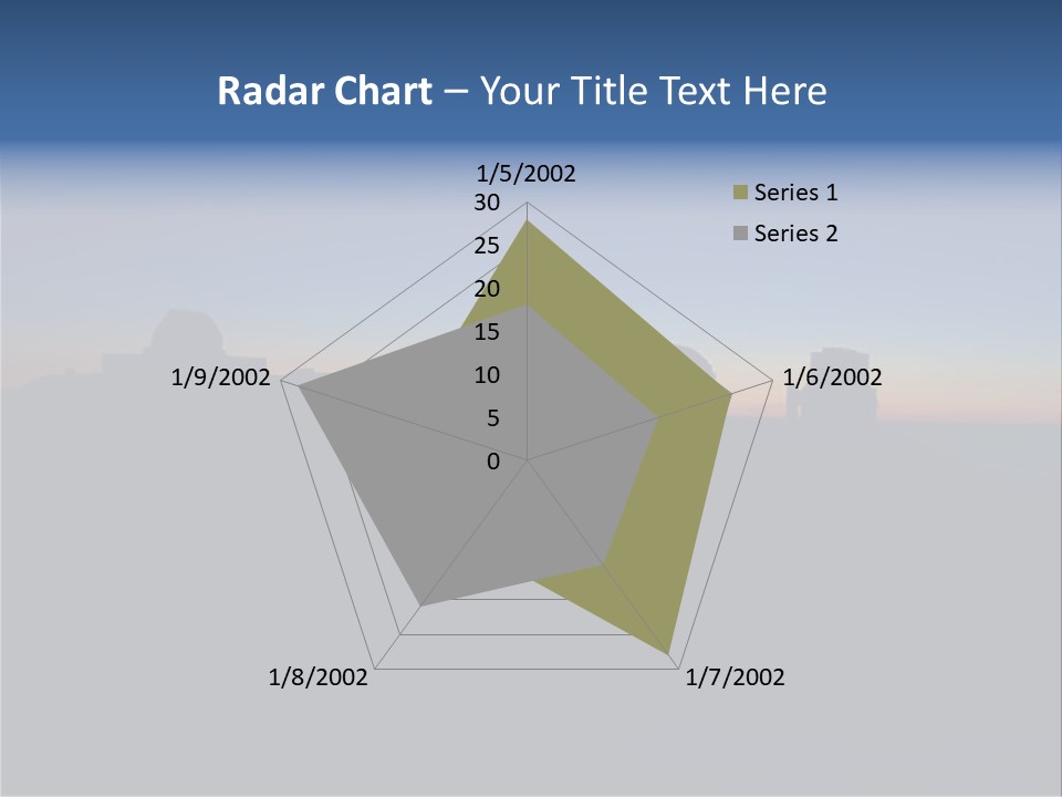 Mauna Kea Observatory, Hawaii PowerPoint Template