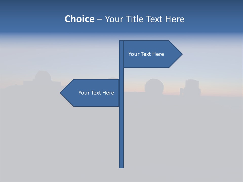 Mauna Kea Observatory, Hawaii PowerPoint Template