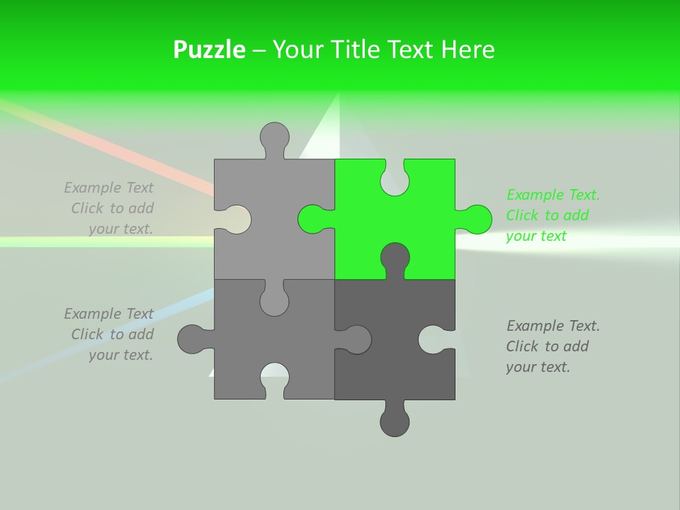 Glass Prism Splitting White Light PowerPoint Template