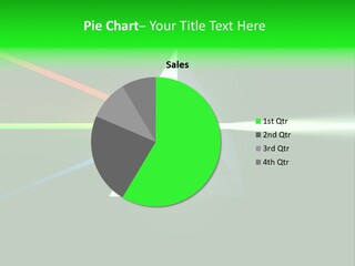 Glass Prism Splitting White Light PowerPoint Template