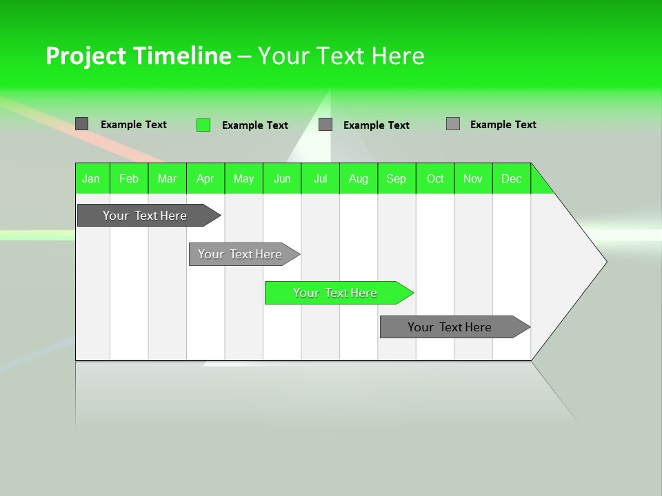Glass Prism Splitting White Light PowerPoint Template
