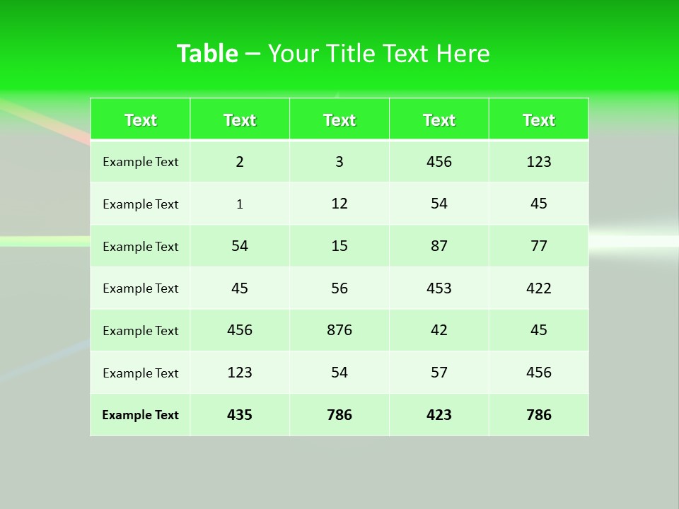 Glass Prism Splitting White Light PowerPoint Template