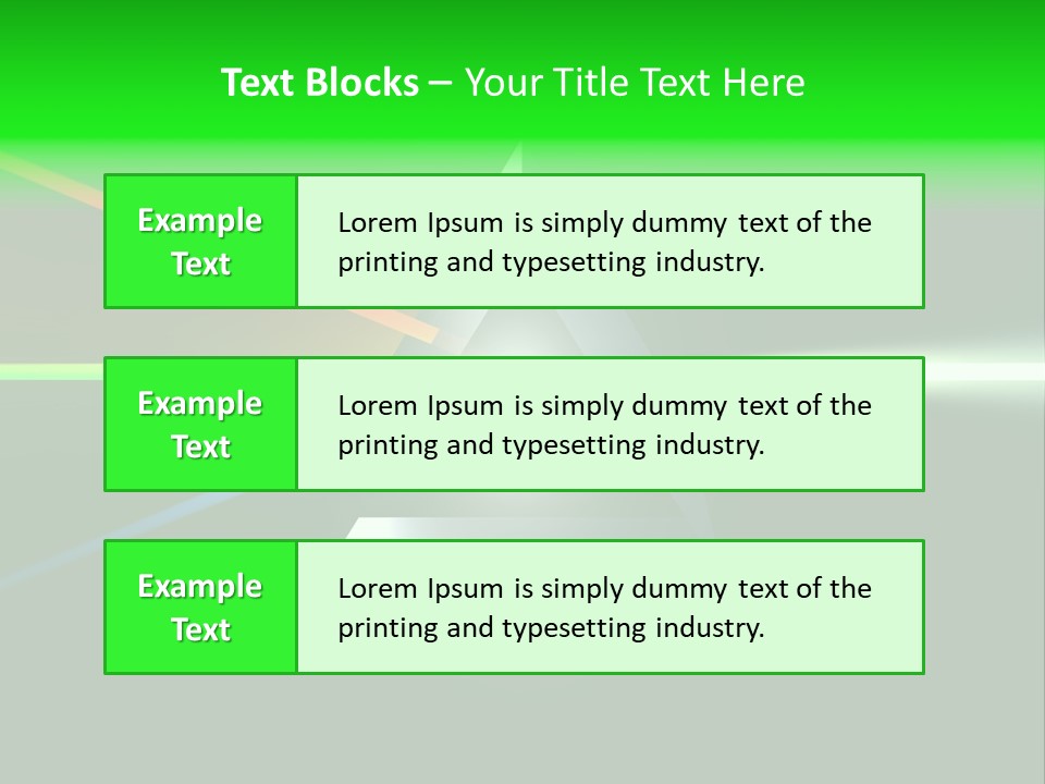 Glass Prism Splitting White Light PowerPoint Template