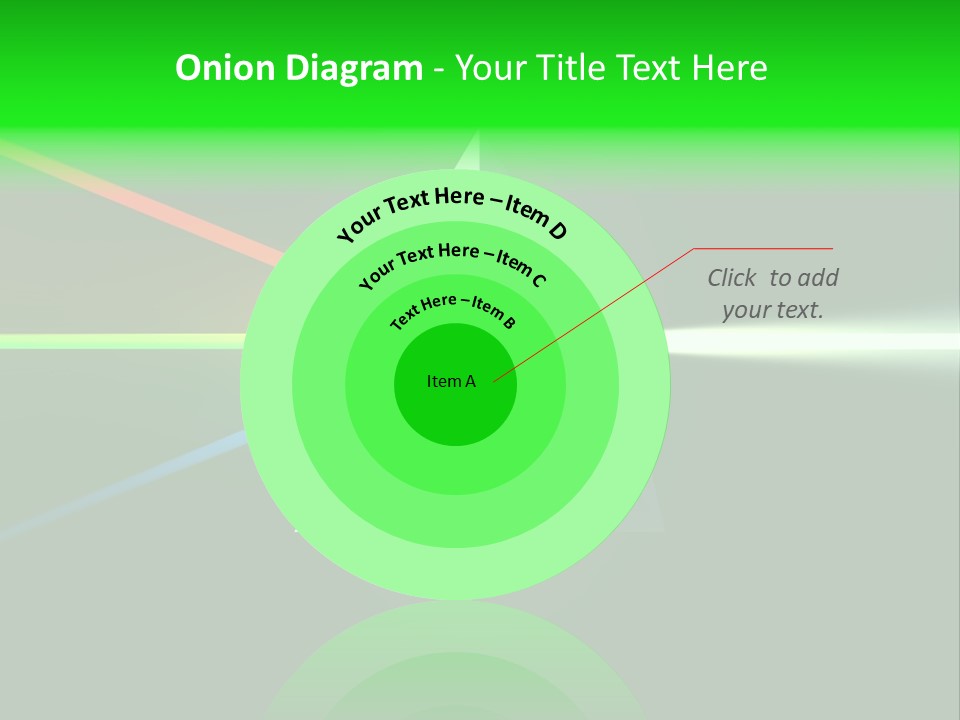 Glass Prism Splitting White Light PowerPoint Template