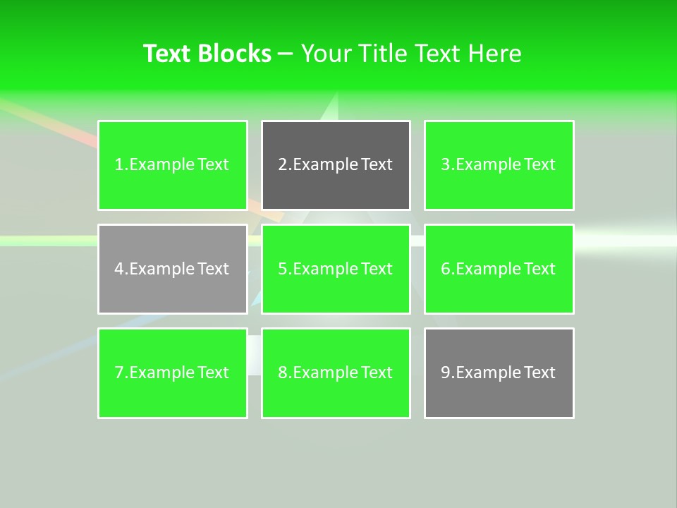 Glass Prism Splitting White Light PowerPoint Template