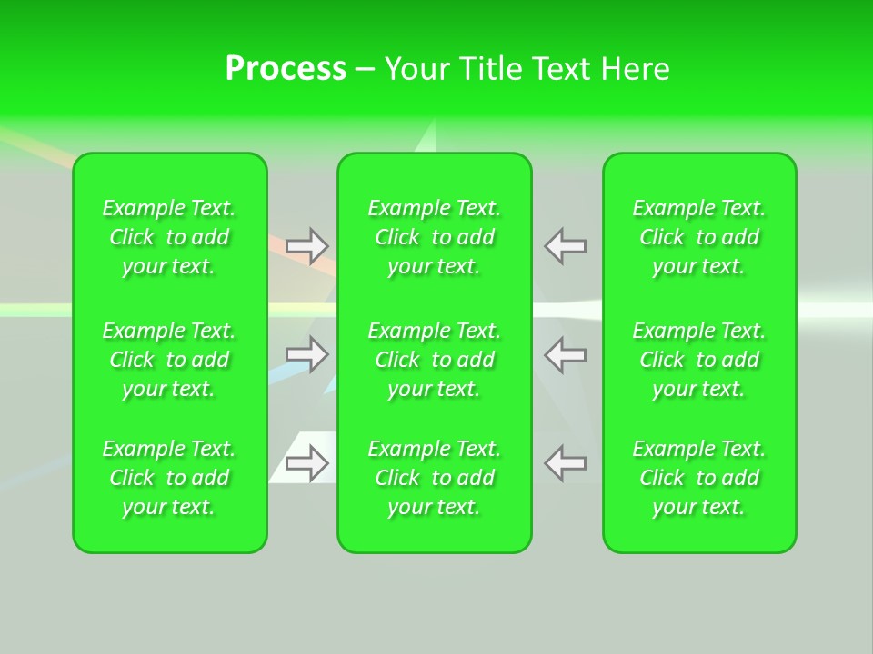 Glass Prism Splitting White Light PowerPoint Template